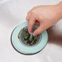 Kitchen Suckers Silicone Bathroom Anti-Blocking Tools Kitchen Sink Drain Round Floor Drain Cover Plug Water Filter green