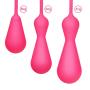 CalExotics Utopia Weighted Silicone Kegel Trainer Set ? Ben Wa Vaginal Kegel Weights - Hands Free Pelvic Floor Weight Exercise - Waterproof Sex Toys For Women ? Pink
