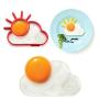 Jimin_Silicone Egg Mold Fried Egg Mould Culinary Ring Silicone Forms Pancake Breakfast Cooking Tools Kitchenware Silicone Pancake Mold - (Color:Gray dog)