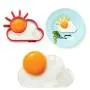 Jimin_Silicone Egg Mold Fried Egg Mould Culinary Ring Silicone Forms Pancake Breakfast Cooking Tools Kitchenware Silicone Pancake Mold - (Color:Gray dog)