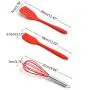 Jiyaru 5 pcs Silicone Cooking Kitchenware Kitchen Utensils Heat Resistant Baking Set