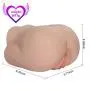 HETAO Girls Generation Buttocks,Dual useAss Device Medical Silicone Male Toys 6.315.714.33 inch(Confidential Packaging)