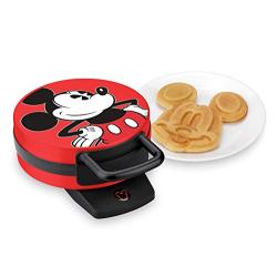 Disney DCM-12 Mickey Mouse Waffle Maker, Red