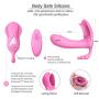 Tight Design Pink Vibrartorfor Women Invisible Vibrate Things for Women Wearable Six Toys for Women Bullet Adullt Toys for Female,Wireless Remote USB Rechargeable Tshirt Silicone Toy