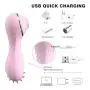 Pussey Licker Toy for Women Six Toy with Tongue and Suction Oral Licking Toy Hands Free Silicone Pleasure Toy Couple Waterproof Vibràntor Bùllet for Women Couple Stimulàtor