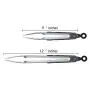 DRAGONN Premium Set of 12-inch and 9-inch Stainless-Steel Locking Kitchen Tongs, Set of 2 - Sturdy, Heavy Duty Tong Set - Great for Cooking, Grilling, and Barbecue (BBQ) (Silver)