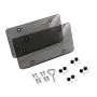 BLVD-LPF OBEY YOUR LUXURY  Tinted Clear Smoked Unbreakable License Plate Shields - 2-Pack Novelty/License Plate Tint Smoke Bubble Covers
