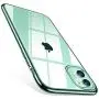 TORRAS Crystal Clear iPhone 11 Case, [Anti-Yellow] Soft Silicone TPU Thin Cover Slim Phone Case for iPhone 11 6.1 inch 2019, Green
