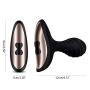 a-YUEYUE Silicone Multispeed Amal Plug G-spotte Massager Rechargeable for Women Men