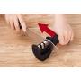 ZFF Sharpening Knife Sharpener Household Kitchenware Convenient and Safe For Stainless Steel Cutter Black 20×7.5cm
