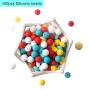 Christmas DIY Silicone Teething Beads 100pc BPA Free Chewable Nursing Necklace Bracelet Accessories