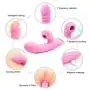 3 in 1 Hands Free Silicone Pleasure Toy Clitòrial Stimulàtion Toys for Her Clitòrial Stimulàtion Toys Sùcking Pleasure Toy for Women Couple Waterproof Vibràntor Bùllet for Women with Stimulàtor