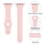 Zekapu Sport Band Compatible for Apple Watch 38mm 42mm 40mm 44mm, Soft Silicone Narrow Slim Sport Replacement Wristband for iWatch Series 5, Series 4, Series 3, Series 2, Series 1 Women