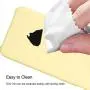 iPhone X Silicone Case, XSHNUO Liquid Silicone Gel Rubber Ultra Thin Case with Soft Microfiber Cloth Lining Cushion for Apple iPhone X (2017) 5.8 inch (Mellow Yellow)