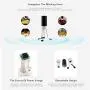 3-Speed Automatic Mixer Eggbeater Crazy Egg Beater Hands-Free Pot Mixer Blender Frying Tools Automatic Cooking Portable Stainless Steel Electric Kitchen Picnic Camping Food