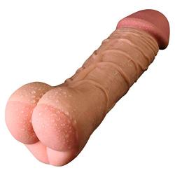 Winzfred 2 in 1 Double Heads Female Màstubatíon Six Toy Women Silicone Huge Dilo for Artificial Vagina Ass for Men Gay