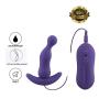 Cordless Wand Massager 10 Frequency Remote Control Vib Anales Trainer Silicone Beads Fun Toy Beginner Massager Purple by YSQ-SH