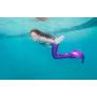 Fin Fun Sparkle Mermaid Tails with Monofin for Swimming - Kid and Adult Sizes
