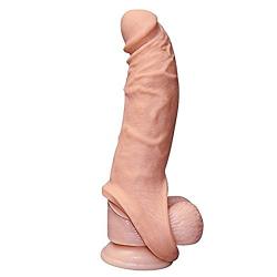 Extend Delay Ejaculation Reusable Penis Pumps Enlargers Delay Impotence Erection Soft Silicone Dildo Sleeve Sex Toys for Men