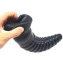 Ultra-Soft Massage Sticks Classic D?ld?, Silicone Sex Toy Cock Dong with Suction Cup, Massage Wand D?ld? Flexible for Anal Games-Black 23cm(9&quot)