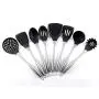 JunbosiKitchenware Food Grade Stainless Steel Spatula Nonstick Silicone Shovel Spoon Food Grade Nylon Silicone Kitchenware Set