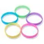 GOGO Glow-in-The-Dark Wristband Rubber Bracelets Halloween Party Costume Accessories