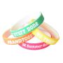 Reminderband 50 Custom Luxe Silicone Wristbands - Personalized Customizable Silicone Rubber Bracelets - Customized for Motivation, Events, Gifts, Support, Fundraisers, Awareness - Men, Women, Kids