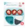 Bumkins Silicone Grip Dish, Suction Plate, Divided Plate, Baby Toddler Plate, BPA Free, Microwave Dishwasher Safe ? Blue