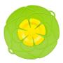 1Pc Kitchenware 28Cm Silicone Lid Spill Stopper Cover For Pot Pan Kitchen Accessories Cooking Tools Flower Cookware,Green