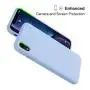 Miracase Liquid Silicone Case Compatible with iPhone XR 6.1 inch (2018), Gel Rubber Full Body Protection Shockproof Cover Case Drop Protection Case (Clove Purple)