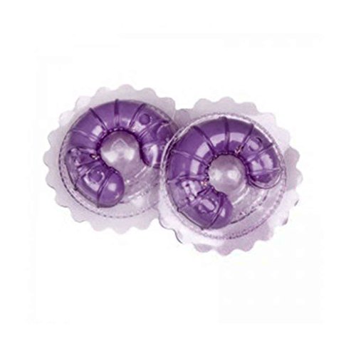 Harmily Women Purple Silicone Massage Vibrators Stimulation Enhancer Toy