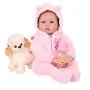 CHAREX Lifelike Reborn Baby Dolls, 22 inch Realistic Silicone Baby Dolls for Girls, Vinyl Silicone Newborn Dolls with Dog Set, Gift for Kids Age 3+