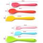 JunbosiKitchenware Color Silicone Kitchen Utensils Set of 10 Environmentally Friendly Cooking Shovel Spoon Tool Non-Stick Silicone Kitchenware Set