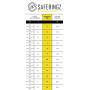 SafeRingz Metallic Silicone Wedding Ring, Made in The USA, Men or Women, Size 4-18