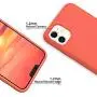 ORNARTO Liquid Silicone Case for iPhone 11, Slim Liquid Silicone Soft Gel Rubber Case Cover for Apple iPhone 11(2019) 6.1 inch-Living Coral