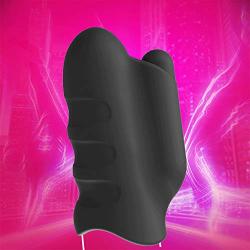 Ningyi683 Male Masturbator Cup Handheld Soft Silicone Vibrating Toys With 10-Frequency Powerful Bullet Vibrator