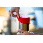 O-Sip! Silicone Straw Lids- XL Size (Pk of 3), Stretches to Cover Tumblers, Large Cups and Mugs, Yeti Rambler, Mason Jars; Spill Proof, Reusable, Durable, Replacement Lid Accessory (Red,Navy,Gray)