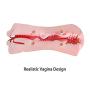 UGXYP Lifelike 2 in 1 Manual Control Soft Male Mastubration Cup Artificial Real Pussy Male Air-Sucking Toys for Him Sexy Underwear Toys for Men T Shirt