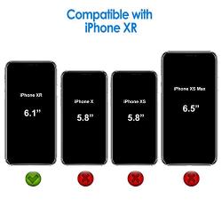 JETech Case for Apple iPhone XR 6.1-Inch, Shock-Absorption Bumper Cover, HD Clear