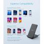 Anker Wireless Charger, PowerWave 7.5 Stand with Internal Cooling Fan, 7.5W for iPhone 11, 11 Pro, 11 Pro Max, Xs Max, XR, XS, X, 8, 8 Plus, 10W for Galaxy S10 S9, Note 10 (with Quick Charge Adapter)