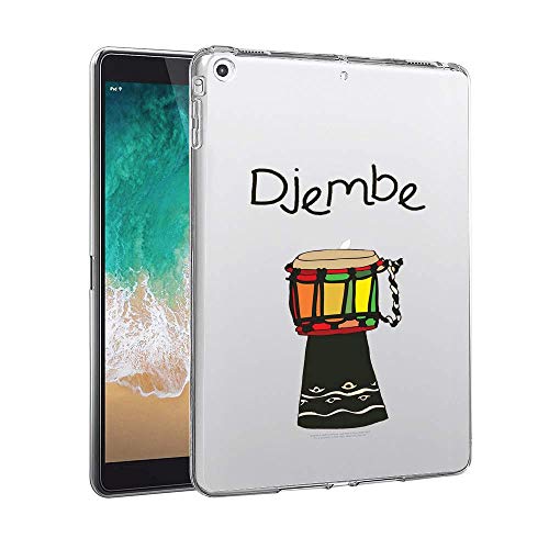 GinHo Customized Protective Cover iPad Mini 3 African Drum with Slim Soft Durable TPU Ultra-Clear Silicone UV Printing Case