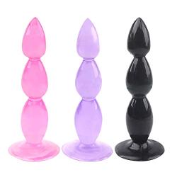 yunestry An?l Plùg Silicone Butt Dildo G-spot Beads Stimulation Enhancer Sex-Toys for Women Men