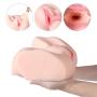 P?ckèt-Püssè?s Men Toys Soft Lifelike Skin Sucking Toy for Men with 10 Sucking Vibration Modes