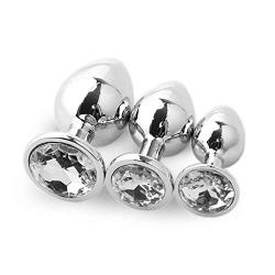 SEEHAI-WEII 3 Pcs Crystal Amal Plug- Exercise Health Six-Toys for Men Women