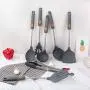 Silicone Kitchenware Kitchen Set - 304 Stainless Steel Silicone Kitchen Set - Silicone Kitchen Set Spatula Set - Silicone Appliance Cookware Set