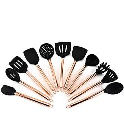 SKYyao Kitchen utensil set Silicone Kitchenware 11-piece set non-stick spatula spoon set silicone