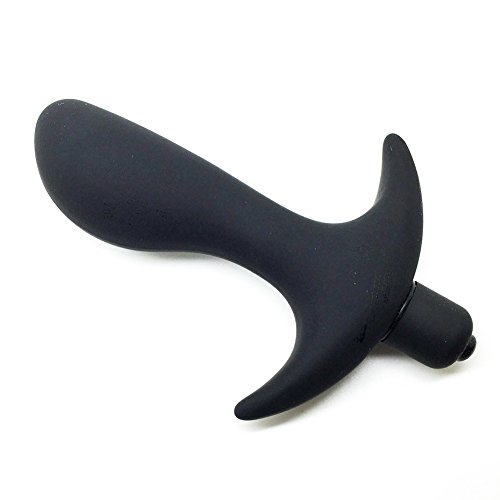 Butt Plug, Wellwanted? Waterproof Silicone Training Anal Plug with Prostate Vibrator Sex Toy for Men and Women