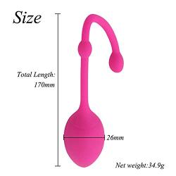 JIMUA TSHIRT Vibrators Ultimate Kegel Vagina & Trainer Ball UniAlluring Silicone Waterproof Body Massager Ben Wa Toys Adult Product Geisha Ball,as Picture FCA