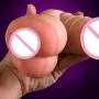 Winzfred 2 in 1 Double Heads Female Màstubatíon Six Toy Women Silicone Huge Dilo for Artificial Vagina Ass for Men Gay