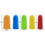 Quable 10 Pieces Silicone Finger,Finger Protector, Finger Sleeves Great for Glue/Craft / Sewist/Wax / Rosin/Resin / Honey/Adhesives /Finger Cracking/Sport Games (Colors)